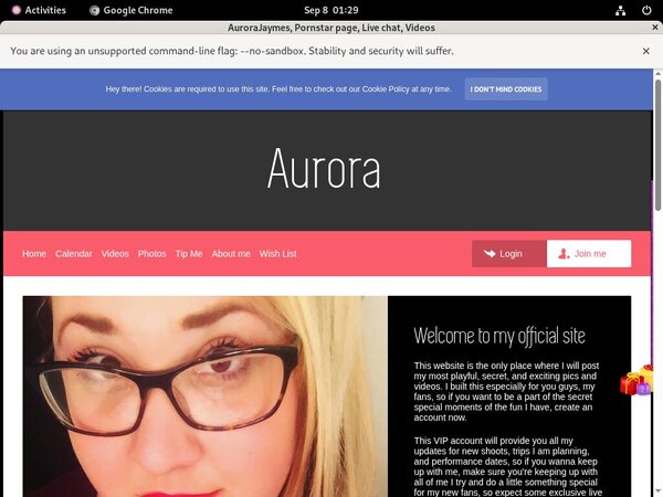Aurorajaymes.modelcentro.com Premium Account Free