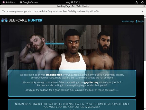 Beef Cake Hunter Paysite Discounts
