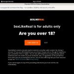 Buy Sexlikereal Account