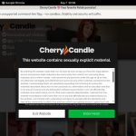 Cherry Candle Register Form