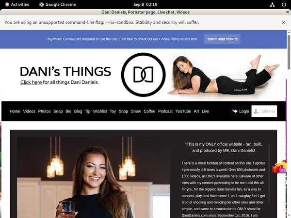 Dani Daniels Working Account Dani Daniels Working Account