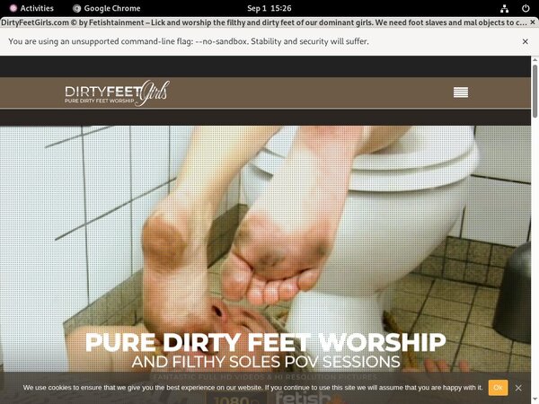 Dirty Feet Girls Billing Form