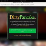 Dirty Pancake Password Site