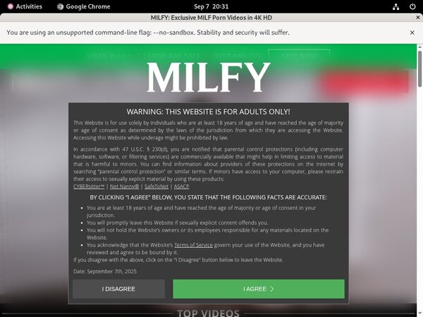 Discount Milfy 70% OFF