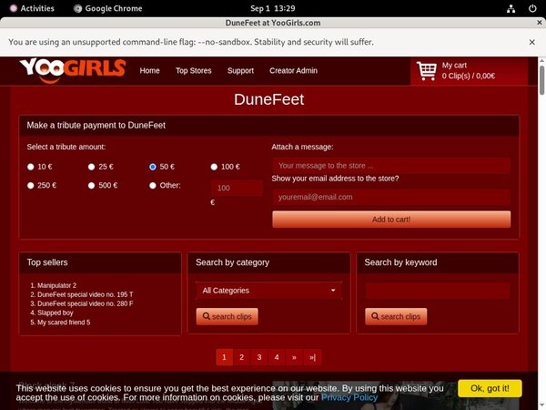 Dunefeet Free Acounts