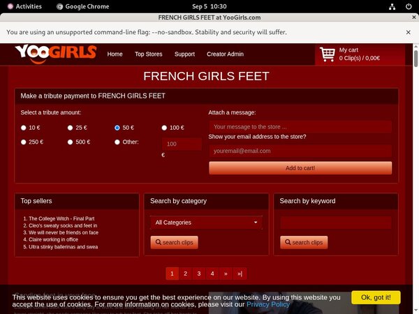 FRENCHGIRLSFEET New Accounts