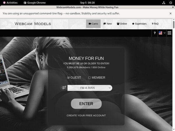 Free Webcam Models Trial Membership