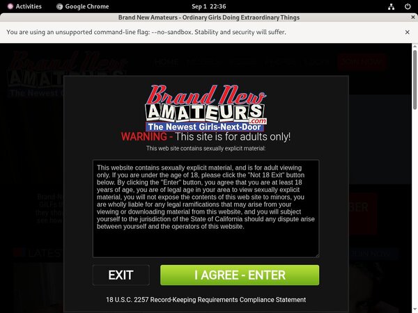 Freies Brand New Amateurs