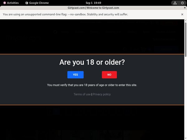 Get A Free GirlyCast.com Login Get A Free GirlyCast.com Login