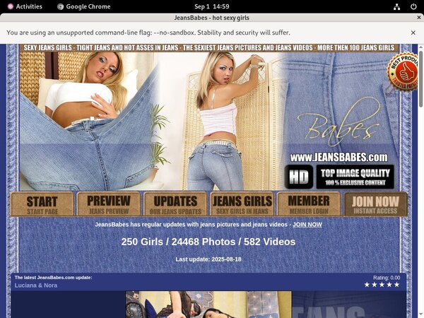 Get Jeans Babes Free Trial