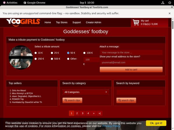 Goddesses Footboy Male Pornstars