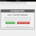 Guysinsweatpants.com Login