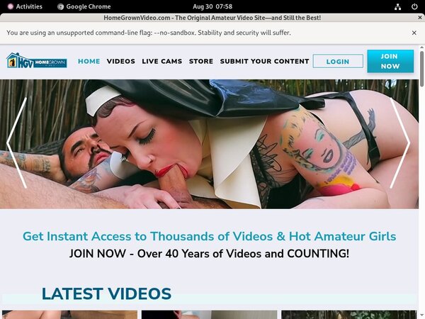 Homegrown Video Paypal Discount