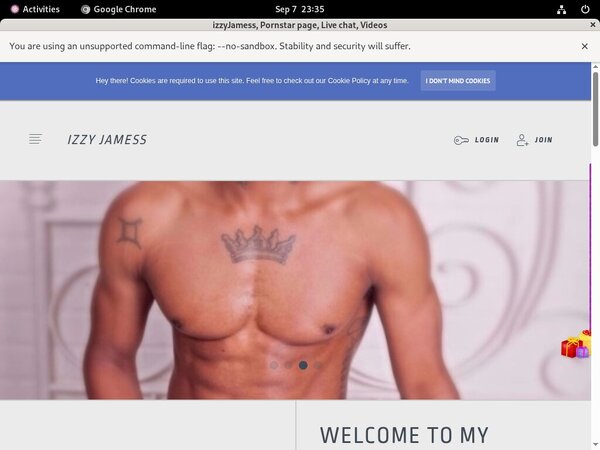 Izzyjamess.modelcentro.com ??