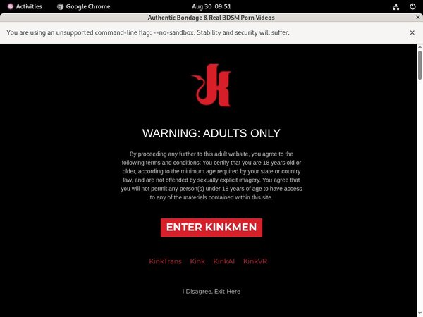 Kink Men Discount Trial Offer