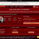 Lady Gold Fetishdiva With Gift Card