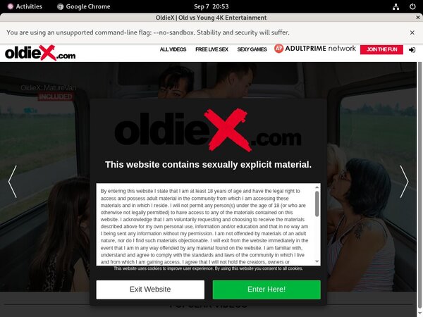 Login X Oldie Free