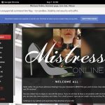 Mistressonline Discount 50% Off