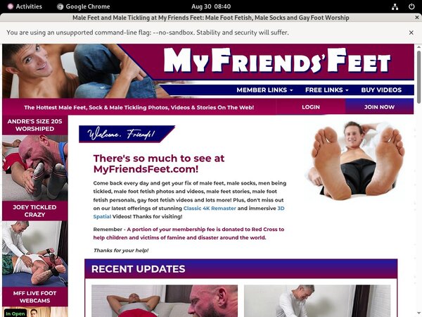 My Friends Feet Discount Sale