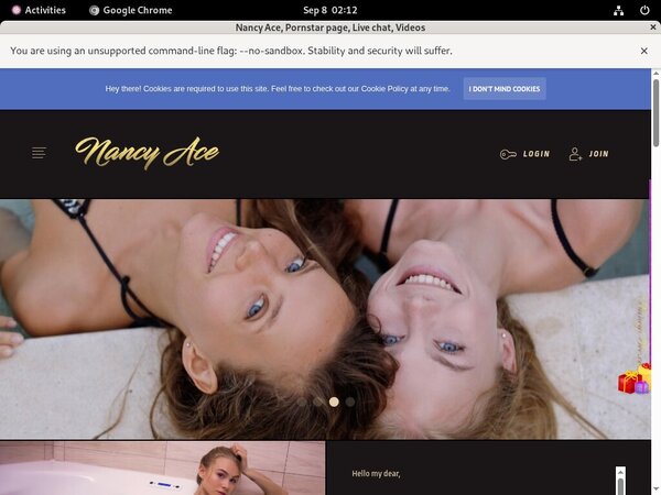 Nancyace.com Login Info
