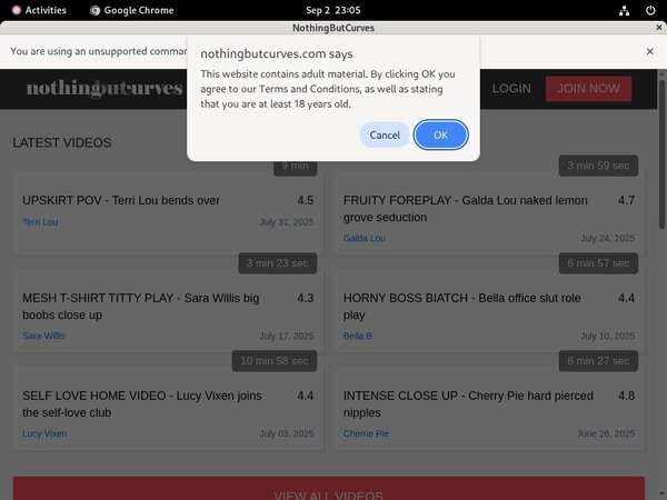 Nothingbutcurves.com Login Details