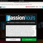 Passionhours.com Renew Password