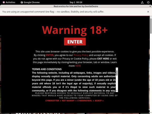 Password For Gentle Desire