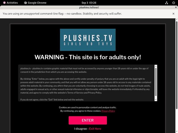 Plushies.tv Sign Up