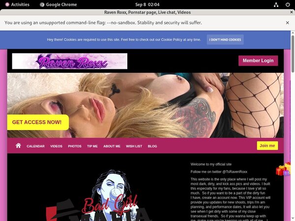 Raven Roxx Passcodes