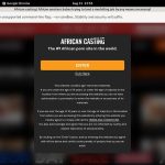 Real African Casting Accounts