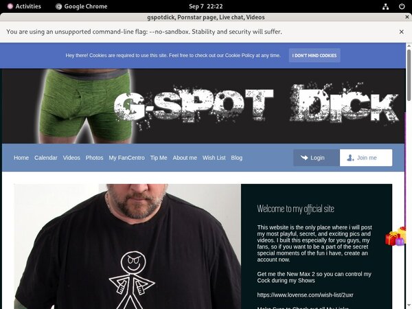Sign Up To Gspotdick