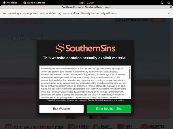 Southern Sins Pornstars