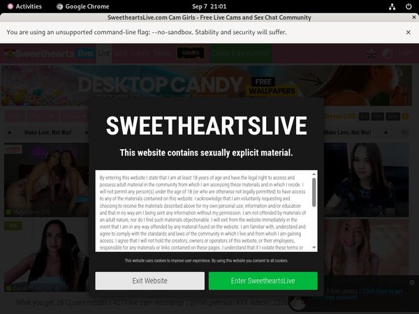 Sweetheartslive.com (SAVE 50%) Discount