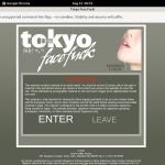 Tokyofacefuck Valid Password