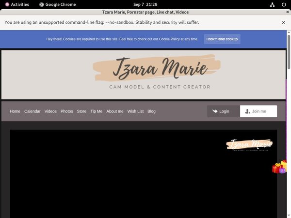 Tzaramarie.com Free Pron
