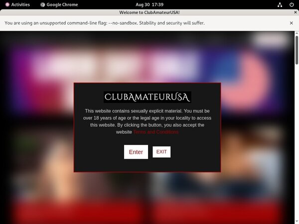 User Pass Club Amateur USA