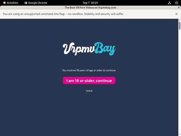 VR PVM Bay Login Information