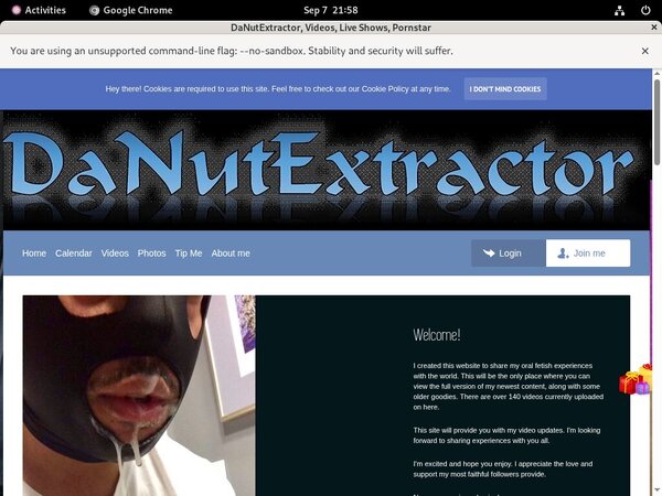 DaNutExtractor Sex