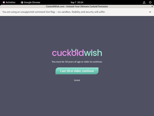 Cuckold Wish Free Logins